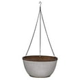 thumbnail image 1 of Southern Patio 12" Westlake Hanging Planter Basket, Rustic Galvanized, 1 of 4