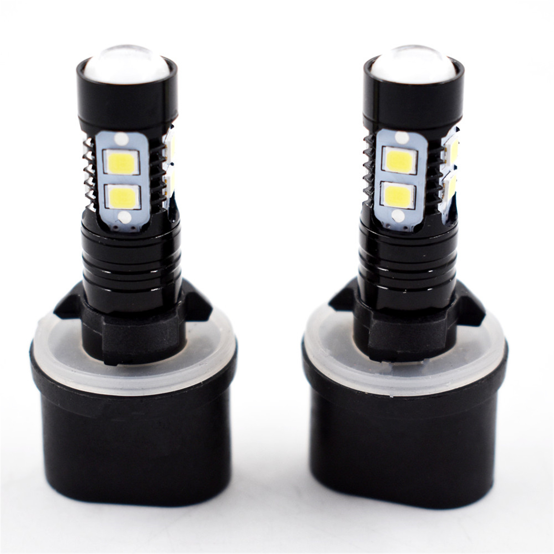 Genrics 2X 880 890 892 893 899 100W 6000K Xenon White COB LED Fog Light Driving Bulbs