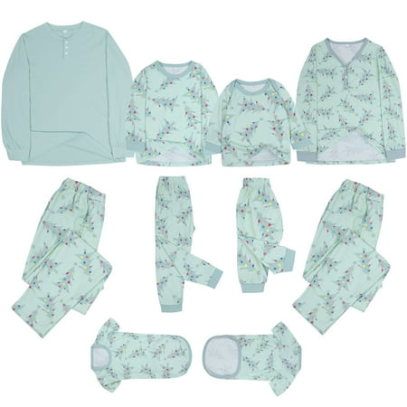

LEEy-world Christmas Pajamas For Family Pajamas Christmas Pajamas For Family - Christmas Onesies For Family Light Blue 13