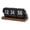 Black, variant on La Crosse Clock Rollins Mechanical White Flip Analog Quartz Tabletop Clock, 536-526W