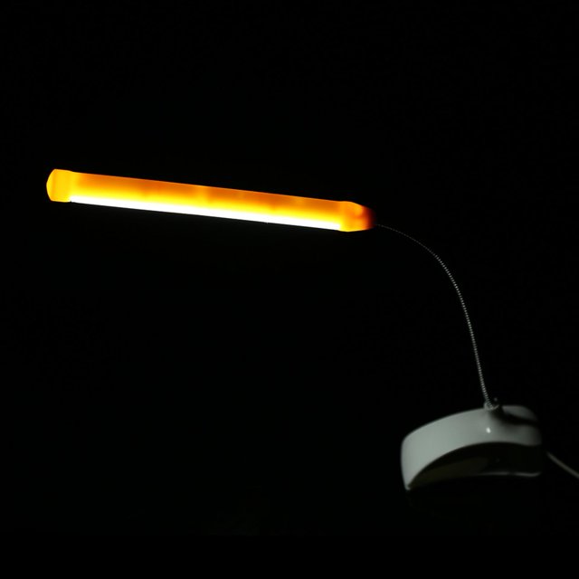 VIFERR Lampe de Lecture pour Lire au lit Lampe de Lecture USB Multi-luminosité - Lampe à Clipser - Lampe de Lecture - Lampes de Lecture de Nuit pour Livres au lit - Lampe à Clipser - Lecture(Jaune)