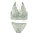thumbnail image 2 of HUPOM Period Underwear For Women Silk Underwear For Women Low waist Comfort Waist Solid Thong Green One Size, 2 of 5