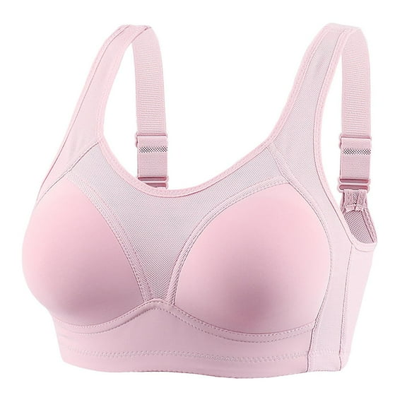 Cleaning Womens Support Push-Up Closure Wireless Bra Full Coverage Shelf Bras One Piece Seamless Bralettes Non-Slip Anti-Sagging Seamless Underwear Everyday Wirefree Sport Yoga Bra
