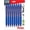 Blue, variant on Wow! Retractable Ballpoint Pen, (1.4mm), Bold Line, Blue Ink, Pack of 8 (BK444BP8C)