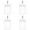 Clear 4PCS, variant on WUSUOWEI Waterproof ID Badge Holder Vertical ID Card Name Tag with Resealable Zip Durable Clear Name Holder Tags with Badge Clip Straps 4/3/2/1PCS
