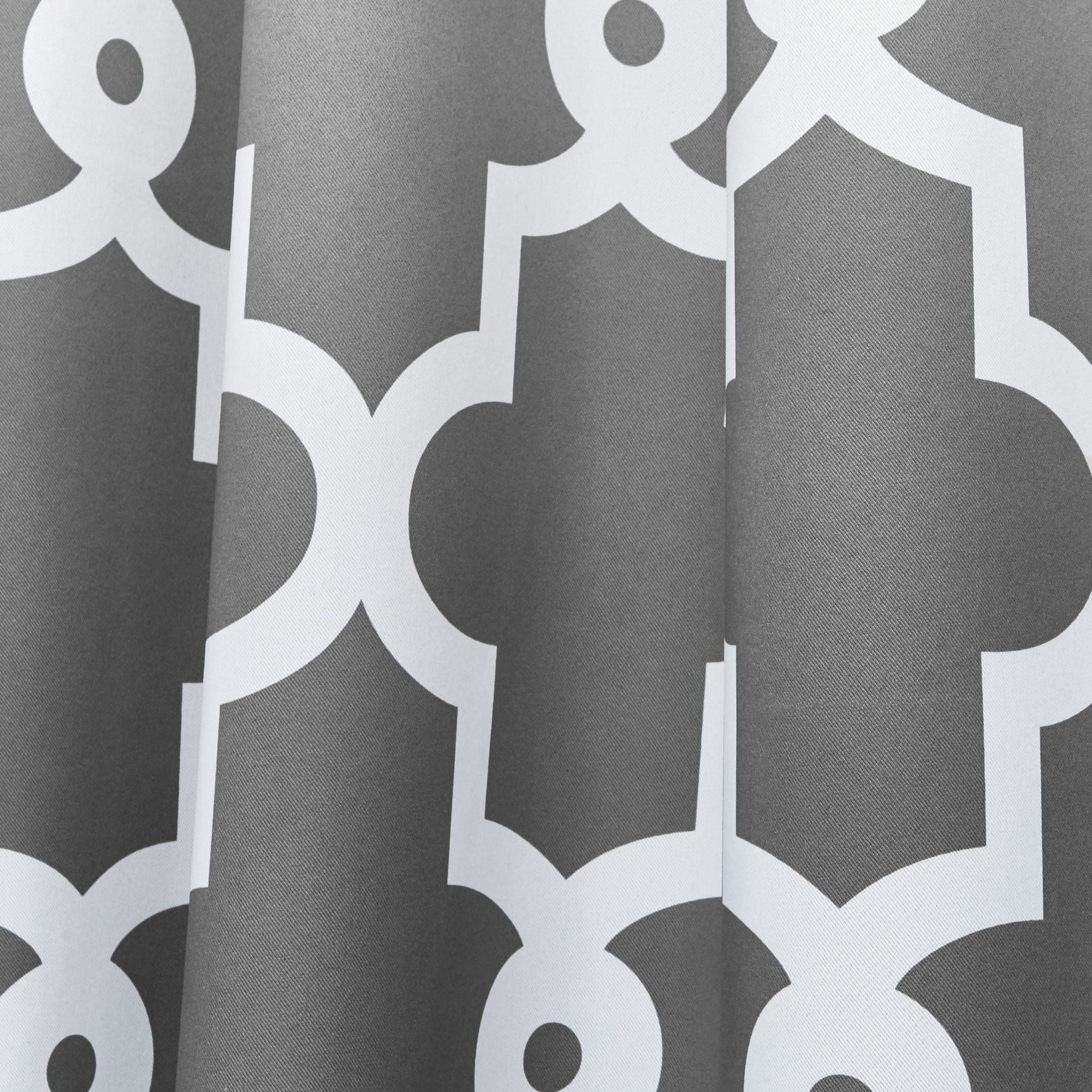 Exclusive Home Ironwork Sateen Woven Room Darkening Blackout Grommet Top Patio Curtain Panel, 108"x84", Black Pearl