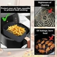thumbnail image 5 of 2PCS Silicone Air Fryer Liners for Ninja Foodi Dual(Grey), 5 of 5