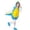 Z-Sky Blue259, variant on SonxaHe Toddler Girl's Outfits Dinosaur Role Play Sleeveless Jumpsuit Top Holiday Party Performance Outfits for Kids Blue,Size 2-3 Y
