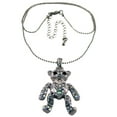 thumbnail image 1 of Pendentif Ours en Peluche Incrusté de Strass / Collier AB, 1 of 4