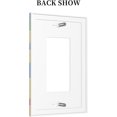 thumbnail image 4 of Nadoabtm Decorative Outlet Covers Funny Colored Building Blocks 1 Gang Single Rocker Light Switch Cover Plate Wall Plates GFCI Faceplate for Kids room Nursery Decor, 4 of 8