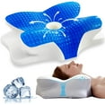 thumbnail image 1 of Almohada refrescante de espuma viscoelástica EUCIOR para cuello y hombros, 1 of 8