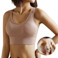thumbnail image 1 of Las Mujeres Sujetador Deportivo Push Up Crop Top Femenino Fitness Gimnasio Hueco Respiración Superior Sexy Running Yoga Atlético Ropa Deportiva pangjing, 1 of 4