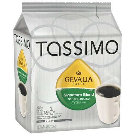Gevalia Signature Blend Decaf Coffee T-Disc For Tassimo Brewing System, 16