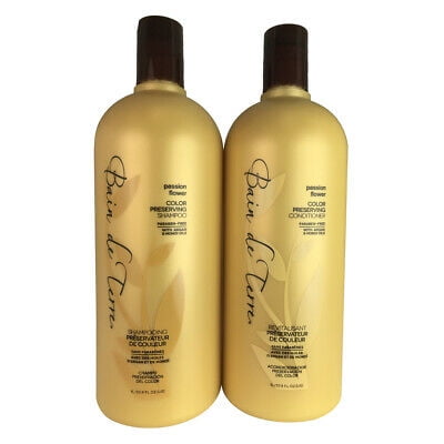 Bain De Terre Passion Flower Hair Shampoo and Conditioner Duo 33.8 oz Each
