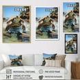thumbnail image 4 of Designart "The Serenity Of A Turtle By The Coast" Animals Turtle Floater Framed Canvas Prints, 4 of 5