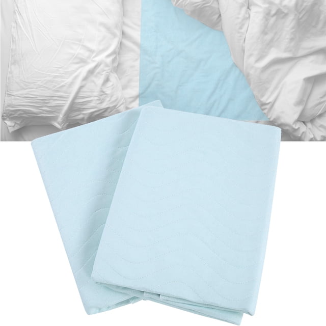 Protector de cama, 2 piezas Protector de cama reutilizable Protector de cama reutilizable lavable Protector de cama de primera línea