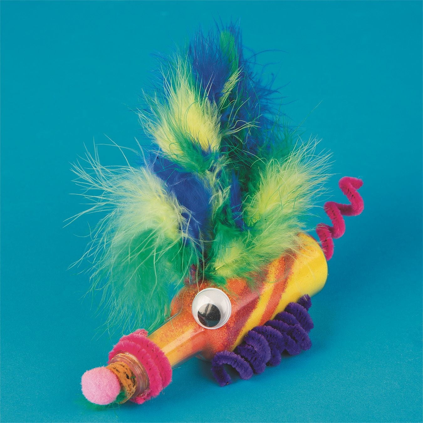 EduCraft® Sand Art Monsters Craft Kit (Pack of 24)
