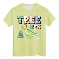 thumbnail image 5 of Staki Christmas Sweatshirt Christmas Shirt for Girl Christmas T-Shirt Funny Holiday Tee Tops(Light Green,9-10Years), 5 of 5