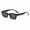 Black, variant on Female Dark Glasses, Solid Color Anti-UV Rectangular Sunglasses Eyewear for Outdoor Activities