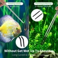 thumbnail image 6 of Long Stainless Steel Reptile Feeding Tongs,Straight and Curved Tweezer Feeder Tool with Rubber Tip,Feeding Tweezer for Lizards and Bearded Dragon,Terrarium Feeder Tool,2 Pcs,15'', 6 of 8