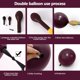 thumbnail image 4 of Globos de ciruela con forma de guirnalda con forma de guirnalda doble, 4 of 7