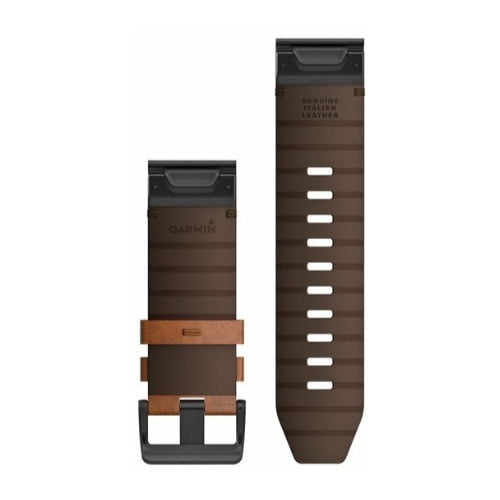 Garmin QuickFit 26mm, Leather Band - Chestnut - Walmart.com