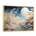 thumbnail image 2 of Designart "Clouds Celestial horizon IV" Landscapes Floater Framed Canvas Wall Art, 2 of 7