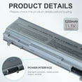 thumbnail image 3 of E6400 Battery For Dell Latitude E6400 E6410 E6500 E6510 PT434 W1193 4M529 Laptop, 3 of 8