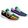 thumbnail image 5 of Unisex Rainbow Sneakers, LGBT Shoes for Men Women Lightweight Breathable Running Shoes White Size 8.5, 5 of 7