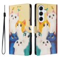 thumbnail image 1 of FOXDOCK Funda Tipo Cartera para Samsung Galaxy A56 con Soporte y Correa – Diseño de Patrones Lindos, 1 of 6