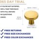 thumbnail image 5 of Ravinte 30 Pack Drawer Pulls 1-1/4 Inch Kitchen Cabinet Knobs Solid Round Dresser Drawer Knobs Brushed Brass Dresser Knobs Drawer Knobs Simple Cabinet Hardware For Cupboard Drawer Pulls, 5 of 5