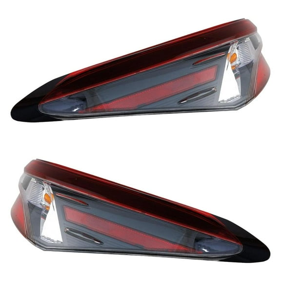 New Pair of Tail Lights Compatible With Toyota Camry 2.5L 3.5L 2021-2024 By Part Numbers TO2804159 TO2805159 762405-43086-7 81560-06A20 81550-06A20 762405-43087-4
