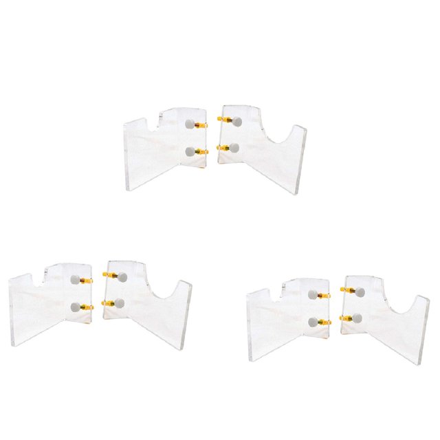 Estante De Soporte Horizontal De Soporte De Exhibición Montado En La Pared Transparente 3x Para Sable De Luz Sunnimix Soporte de exhibición de acrílico