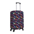 thumbnail image 3 of Balery Luggage Cover colorful mushroom Skull Print Suitcase Covers for Luggage Elastic Washable Suitcase Protector Fits 18-32 Inch Luggage-Small, 3 of 9