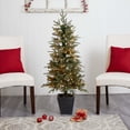 thumbnail image 4 of Nearly Natural 4.5 ft. Christmas Tree w/Clear Lights & Decorative Planter, 4 of 9