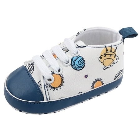 

kpoplk Walking Shoes For Babies Infant Toddler Shoes Soft Sole Toddler Shoes Bow Glitter Sequins Non Slip Toddler Girl Sandals(Blue)