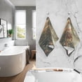 thumbnail image 2 of joogoo 2 PCs Hand Towels Sets Flower Horse Cotton Face Towel Bathroom Decorative, 2 of 7