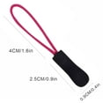 thumbnail image 3 of 5 Pieces Bright Color Zipper Extension PVC Zipper Extension Extension Plastic PVC Sport Clothes Zipper Head Pulls Random Color, 3 of 7