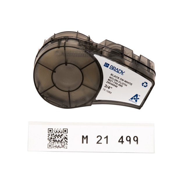 Etiqueta Brady Authentic (M21-750-499) de nailon para identificación general