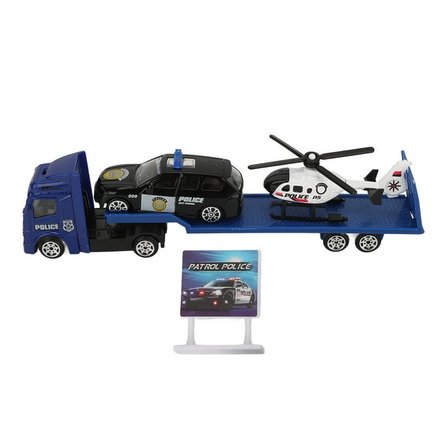 Trailer Truck Set, 1: 64 Paint Spraying Vivid Design Alloy ABS Alloy Engineering Car Mini For Kids For Family Interaction Type A,Type B,Type C,Type D