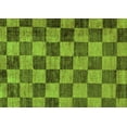 thumbnail image 1 of Ahgly Company Indoor Rectangle Checkered Green Modern Area Rugs, 8' x 12', 1 of 4