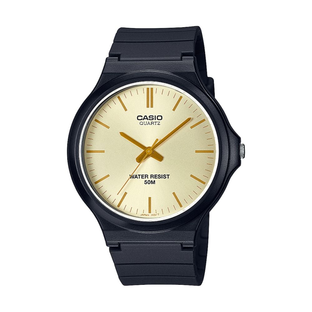 Casio - Casio Men's Classic Quartz Watch with Black Resin Strap - MW240-9E3V - Walmart.com