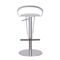 thumbnail image 2 of Chintaly Imports Tabouret Réglable en Métal pour Siège en Acrylique Transparent/chrome, 2 of 3