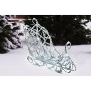 Holiday Time Twinkle Crystal Bead Sleigh LED Light Sculpture, 42" Tall