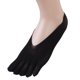 thumbnail image 5 of Par de calcetines náuticos para mujer de cinco de de Footsie Low Cut Black/Nude Zulema Toes Calcetines, 5 of 8