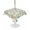 Mint, Beige, Teal, variant on Outdoor Tablecloth with Umbrella Hole for Patio/Picnic/Party/Camping, Gray Coastal Waterproof Table Cloth Round Cover Washable, Summer Beach Starfish Conch Shell Ocean (Dia 60")