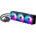 thumbnail image 3 of MSI MAG Core Liquid 360R AIO Liquid CPU Cooler, 360mm Radiator, Triple 120mm PWM Fans, RGB Lighting, 3 of 3