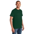 thumbnail image 5 of Gildan Short Sleeve T-Shirt -GR50, Men's Crew Neck Tee 100% Heavy Cotton T-Shirt, (L, Forest Green), 5 of 6
