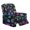 Iridescent Halloween Cats, variant on HELLHERO Gothic Castle Owl 4 Pcs Recliner Chair Covers with Brushed Polyester Spandex, Anti Stain Slipcovers for Kids Pet Single Lounger Sofa