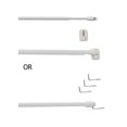 thumbnail image 4 of Chok 2 Pieces Adjustable Curtain Rod Extendable Bars Pole Without Drilling Hanging Rods Self Adhesive for Home Bathroom Hotel, 4 of 7